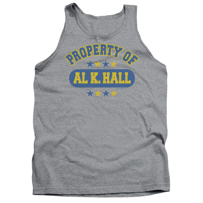 Property Of Al K. Hall Mens Tank Top Shirt Athletic Heather