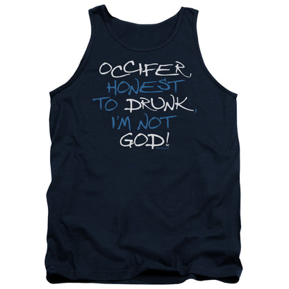 Occifer Mens Tank Top Shirt Navy