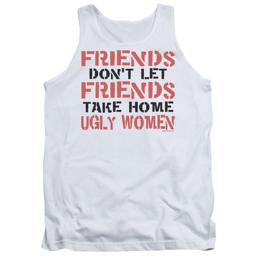 Friends...Ugly Women Mens Tank Top Shirt Athletic Heather