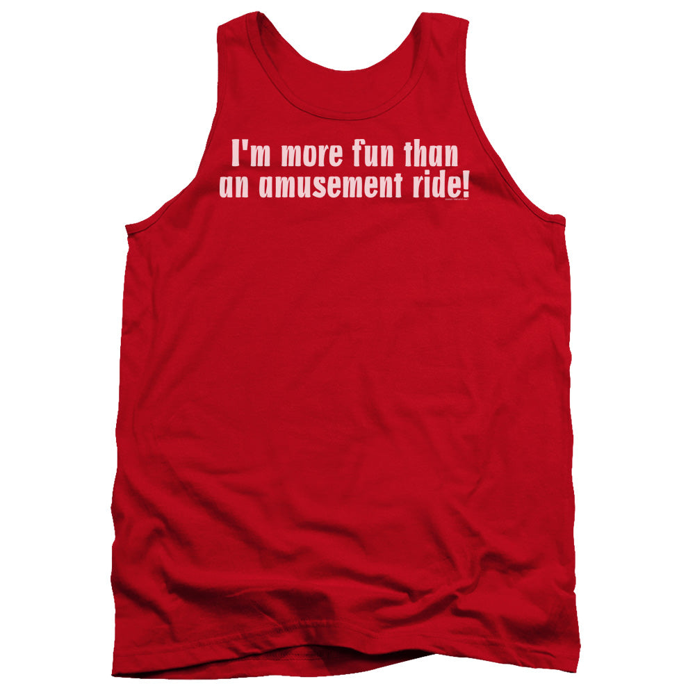 Amusement Ride Mens Tank Top Shirt Red