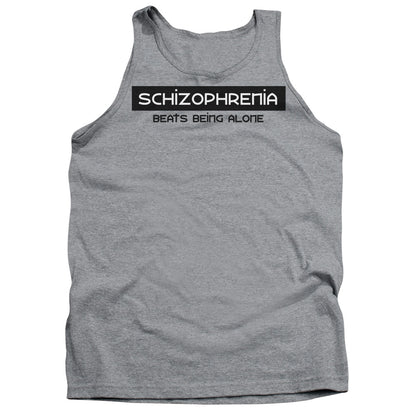 Schizophrenia Mens Tank Top Shirt Athletic Heather