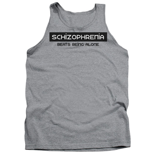 Schizophrenia Mens Tank Top Shirt Athletic Heather