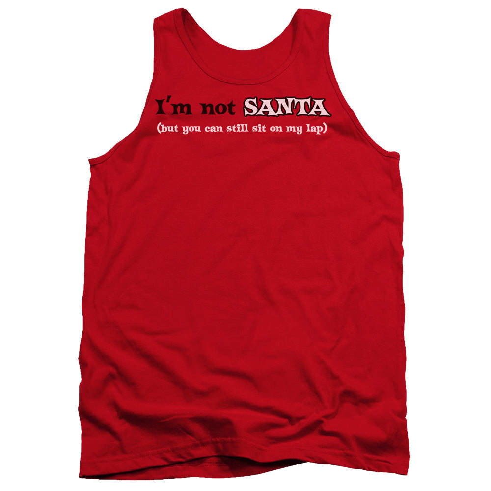 Im Not Santa Mens Tank Top Shirt Red