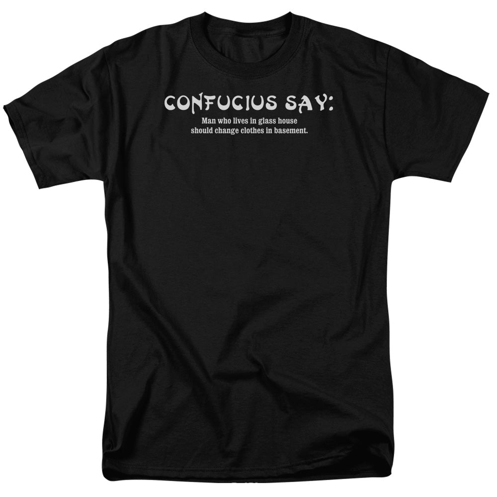 Confucius Mens T Shirt Black