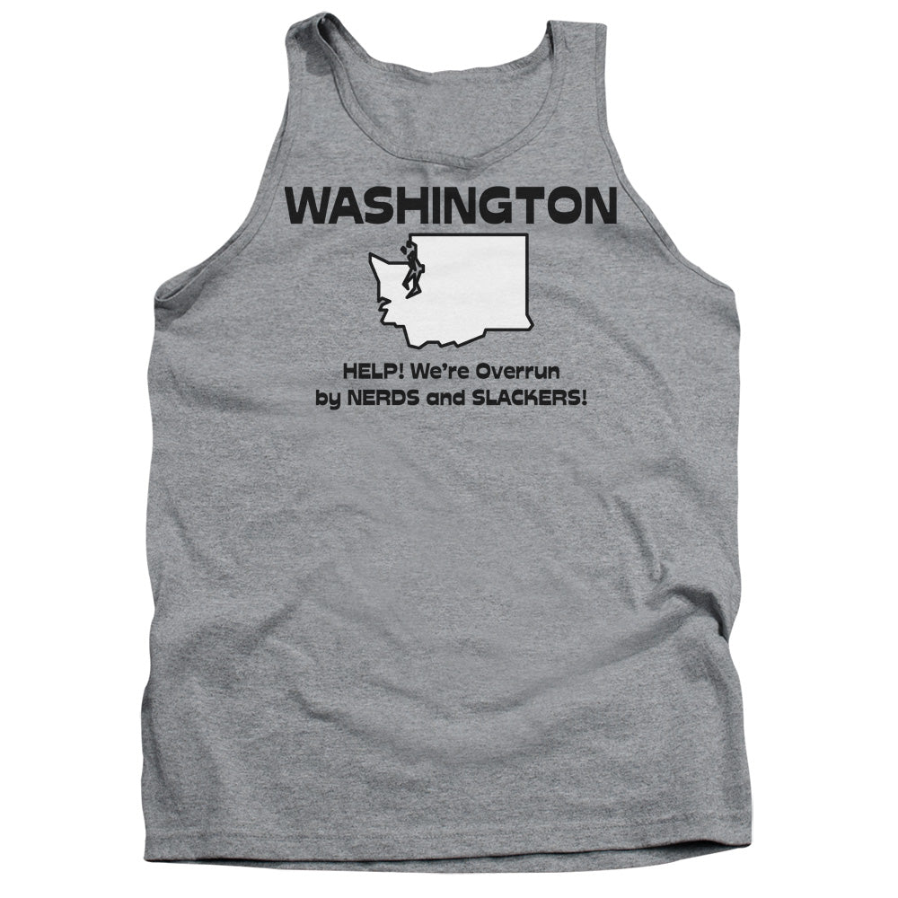 Washington Mens Tank Top Shirt Athletic Heather