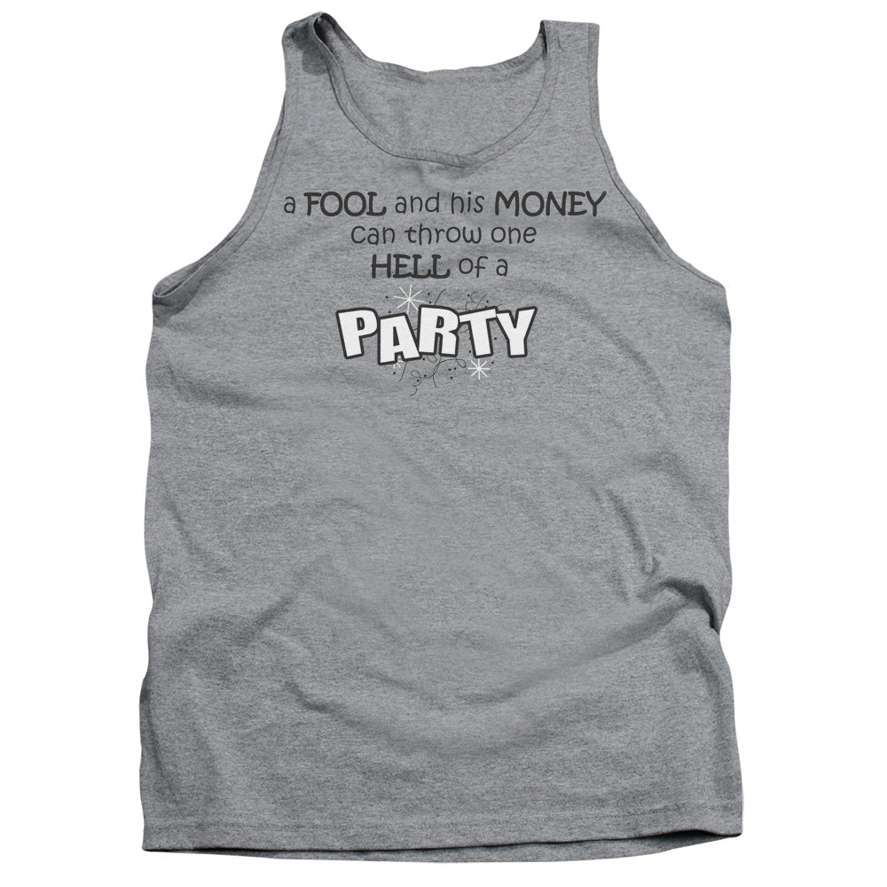 One Hell Of A Party Mens Tank Top Shirt Athletic Heather