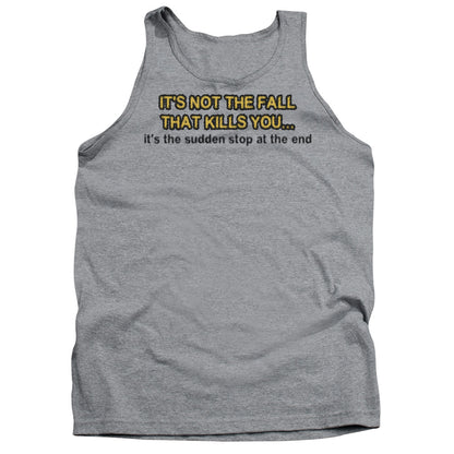 Sudden Stop Mens Tank Top Shirt Athletic Heather