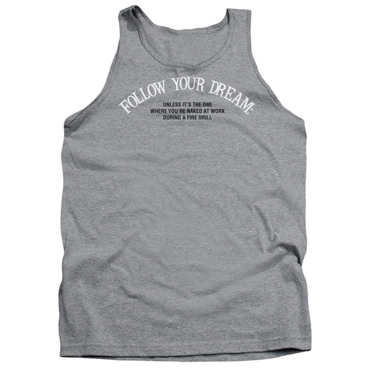 Naked At Work Mens Tank Top Shirt Athletic Heather