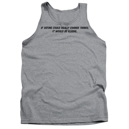 Voting Could Change Mens Tank Top Shirt Athletic Heather