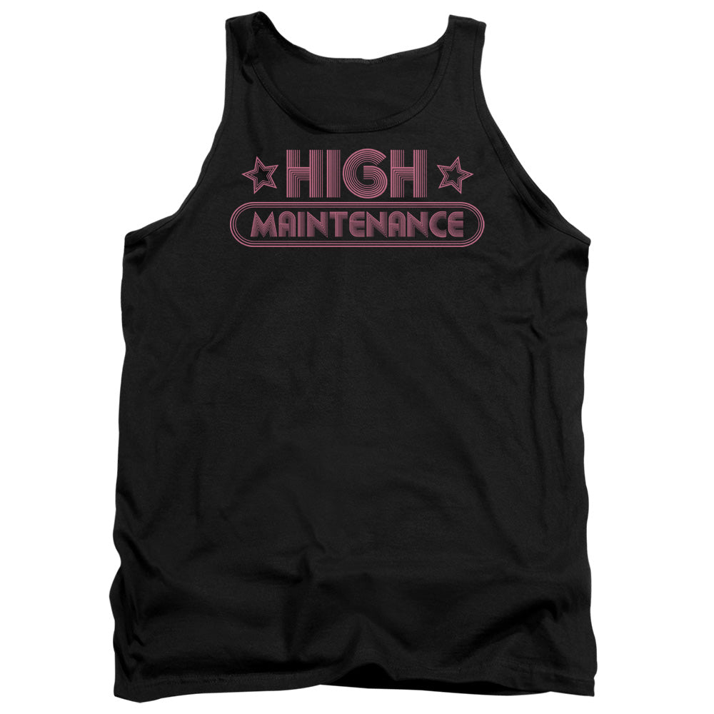 High Maintenance Mens Tank Top Shirt Black