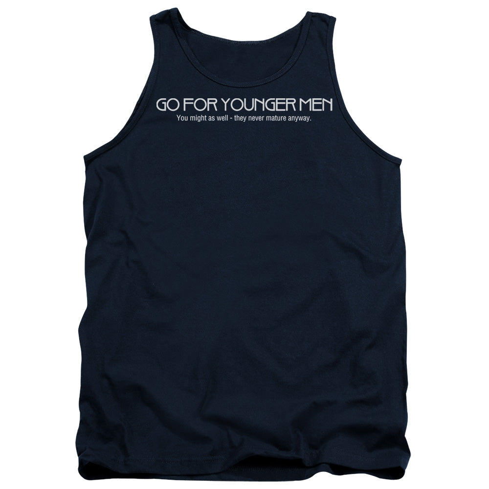 Younger Men Mens Tank Top Shirt Navy