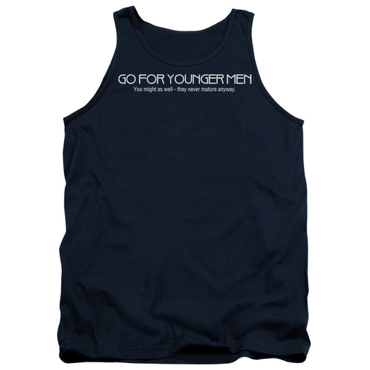 Younger Men Mens Tank Top Shirt Navy