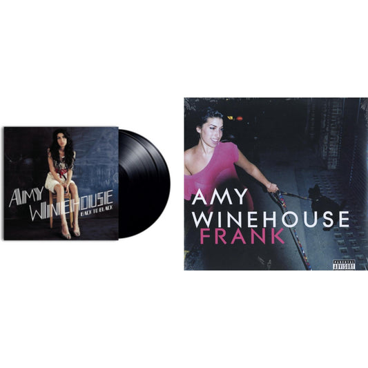 Amy Winehouse - Back To Black (Deluxe Edition) (180G/Dl Card/Limited) & Frank (Exp) - LP Vinyl Bundle