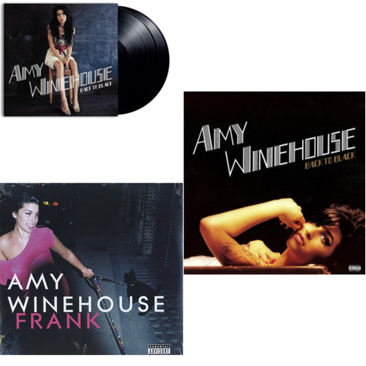 Amy Winehouse - Back To Black (Deluxe Edition) (180G/Dl Card/Limited) & Back To Black & Frank (Exp) - LP Vinyl Bundle