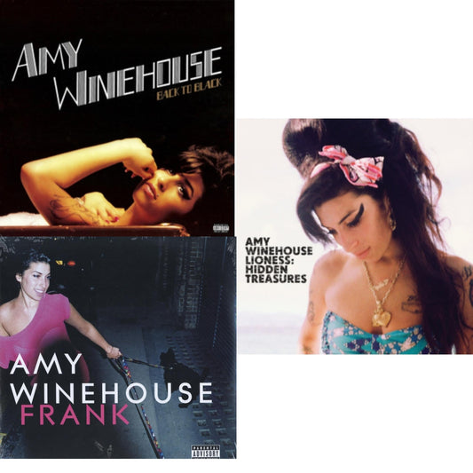 Amy Winehouse - Back To Black & Lioness: Hidden Treasures & Frank (Exp) - LP Vinyl Bundle