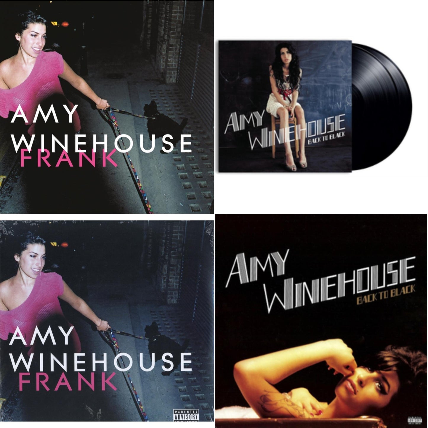 Amy Winehouse - Back To Black (Deluxe Edition) (180G/Dl Card/Limited) & Frank (X) (2LP/Picture Disc) & Back To Black & Frank (Exp)