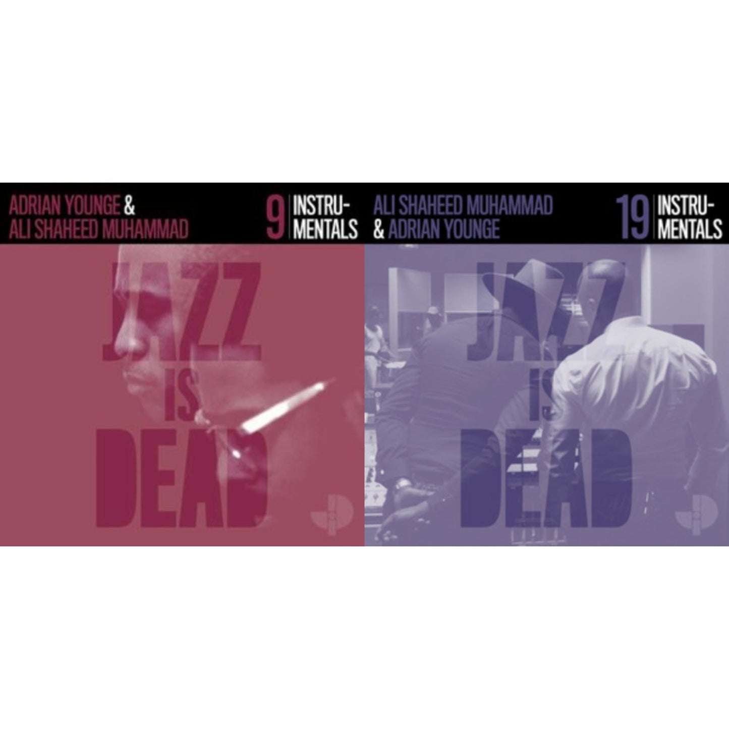 Adrian & Ali Shaheed Muhammad Younge - Instrumentals Jid009 (2LP) & Instrumentals Jid019