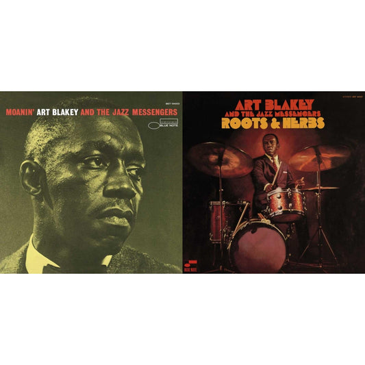 Art & The Jazz Messengers Blakey - Moanin’ (Blue Note Classic LP Vinyl Edition) & Roots & Herbs (Blue Note Tone Poet Series)