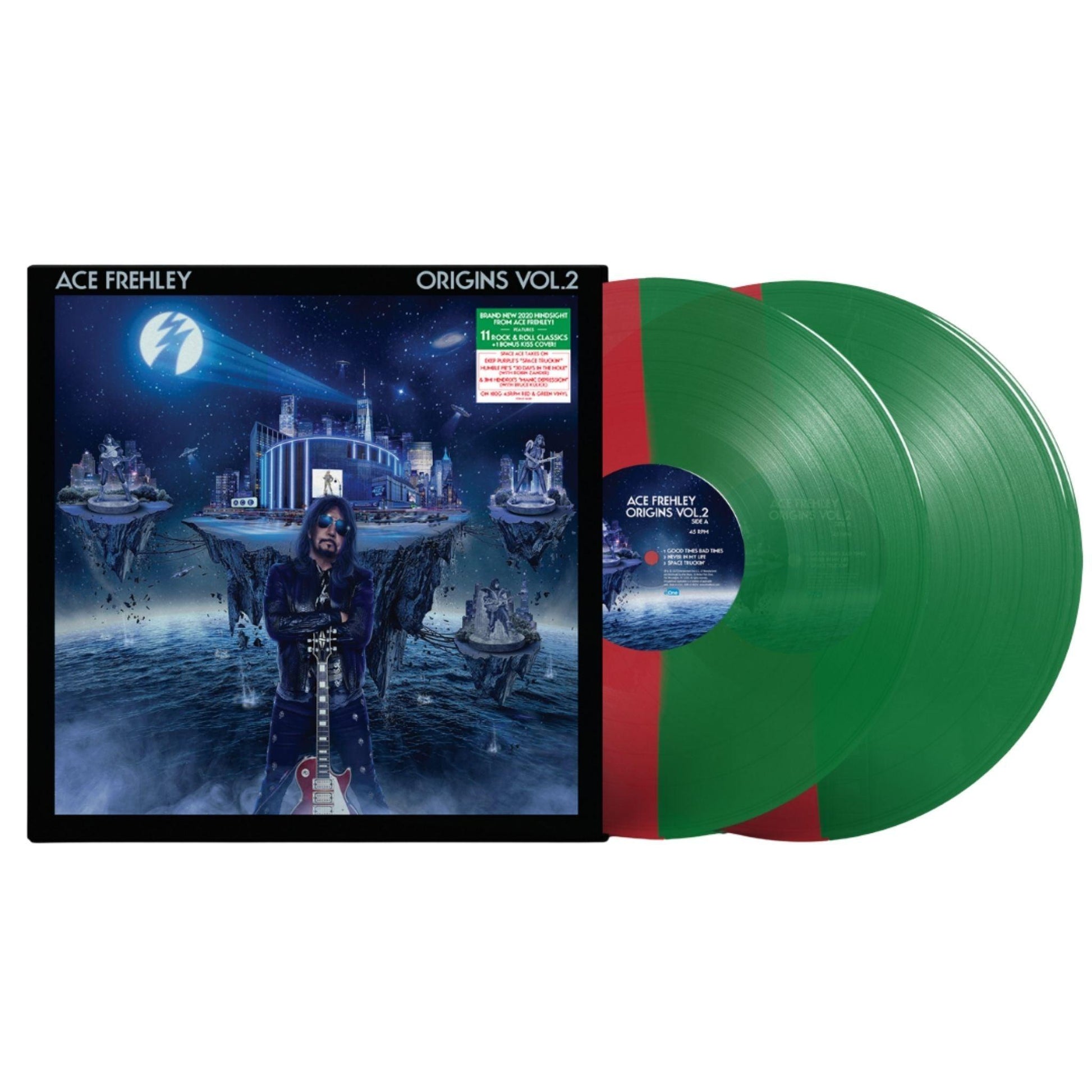 Ace Frehley - "Origins Vol.2" Red Green Edition Vinyl Record
