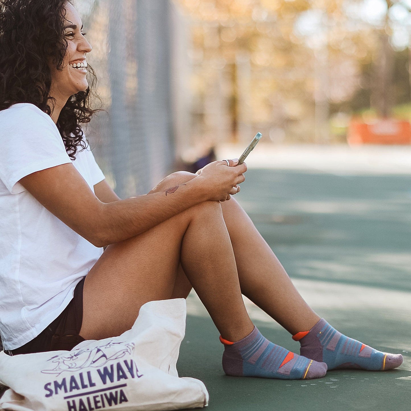Action Grey Adult Ankle Socks