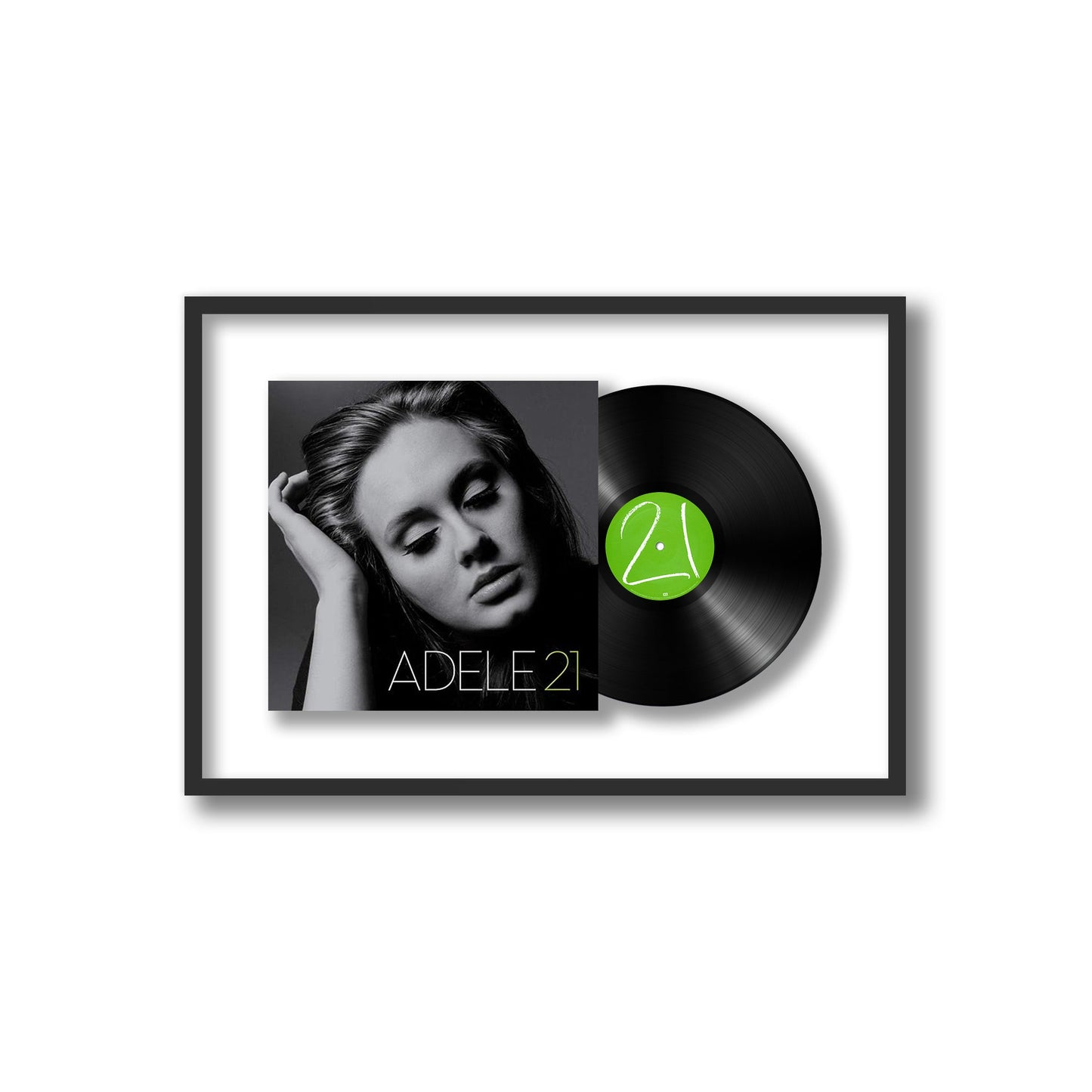 Adele 21 Framed Vinyl Record