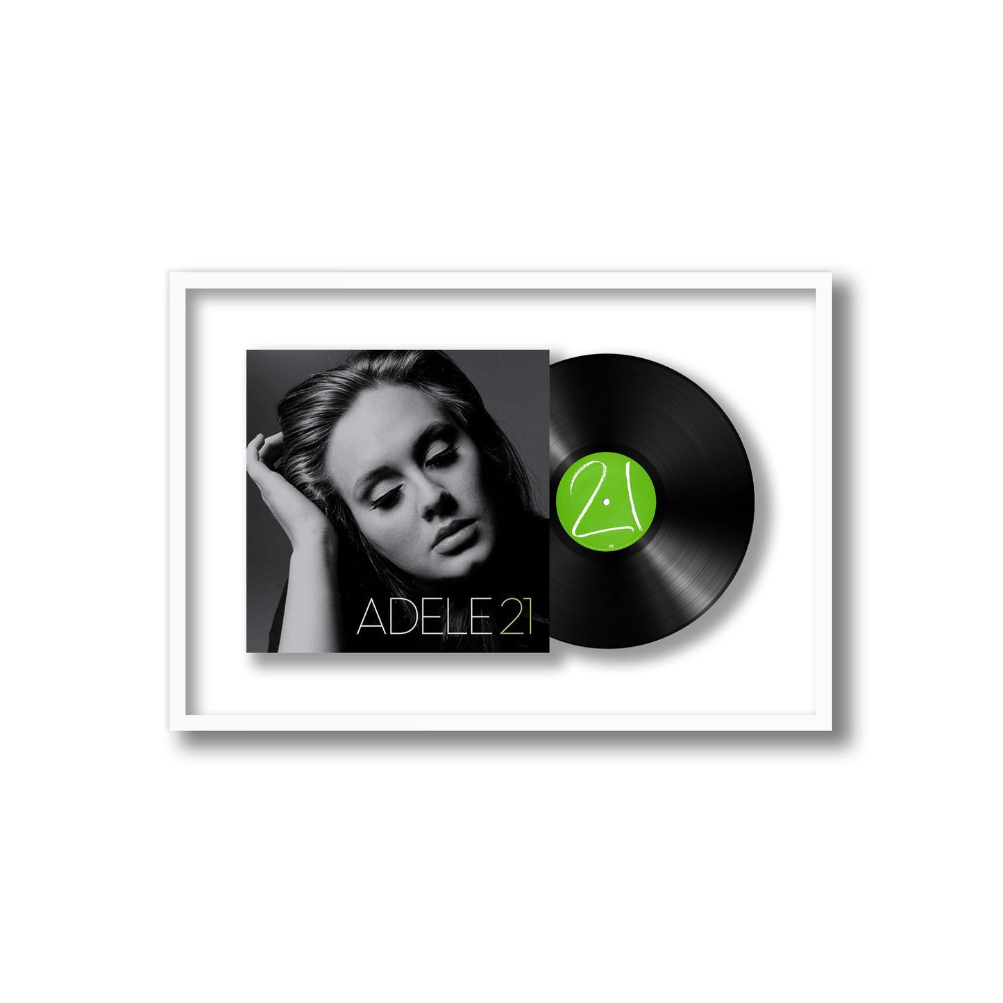 Adele 21 Framed Vinyl Record