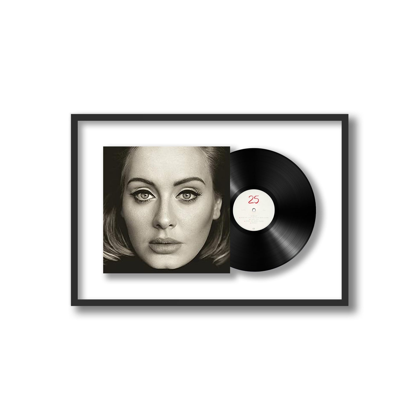 Adele 25 Framed Vinyl Record