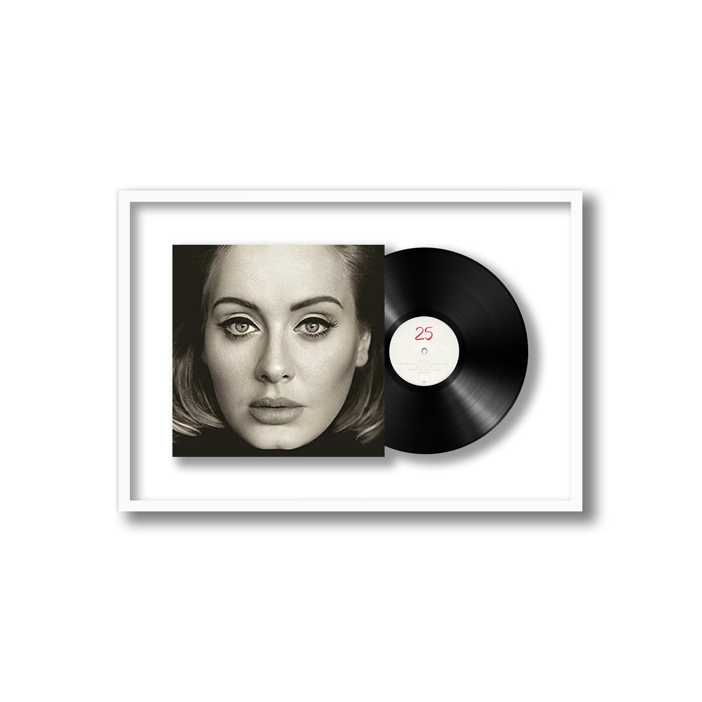 Adele 25 Framed Vinyl Record