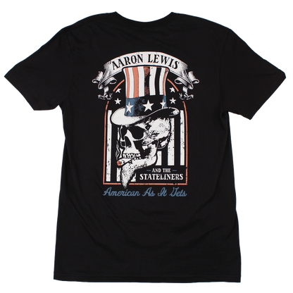 Aaron Lewis Uncle Sam Mens T Shirt Black