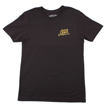 Aaron Lewis 2025 Marquee Tour Mens T Shirt Dark Gray