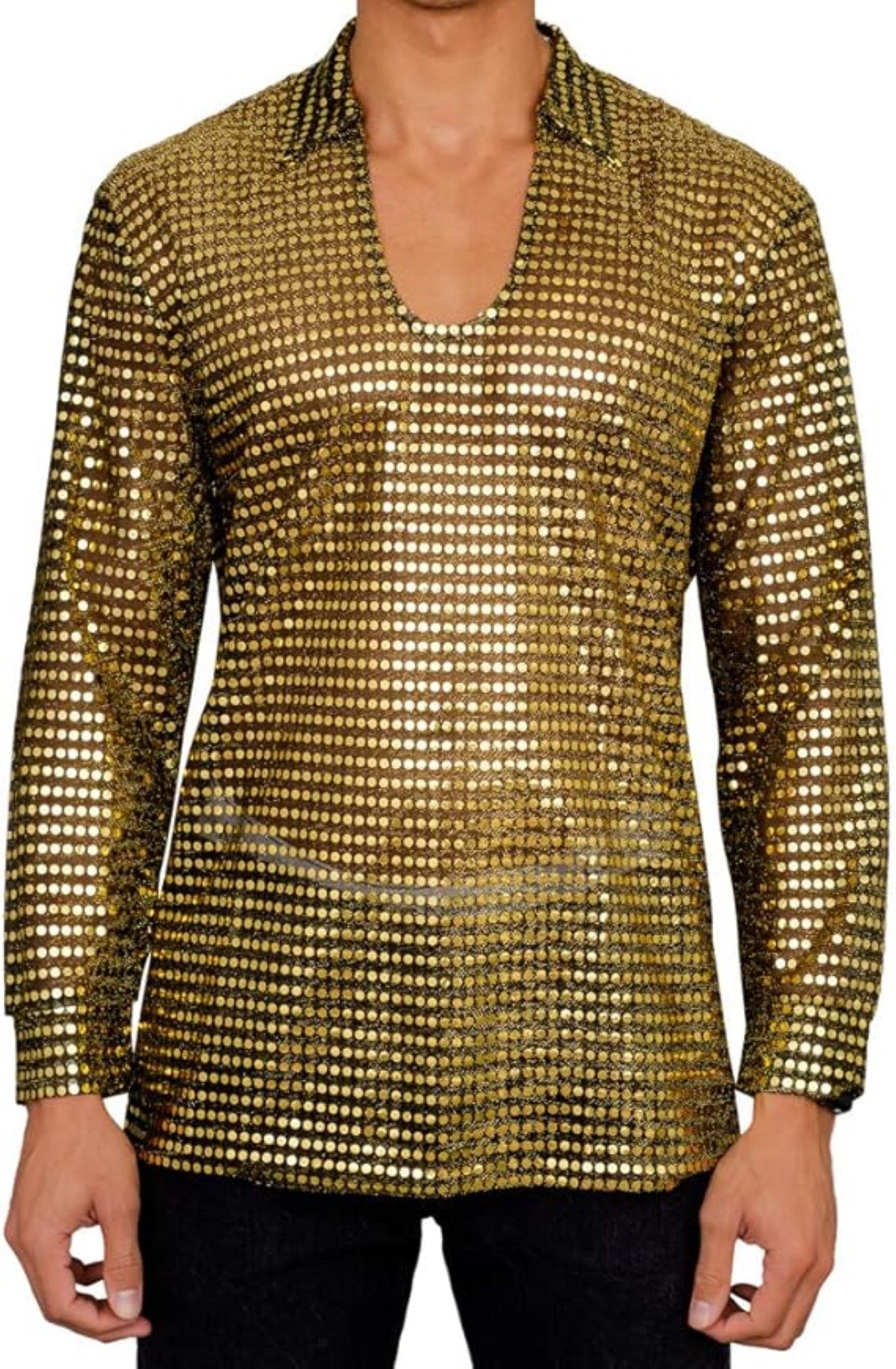 1970s Disco Adult Unisex Halloween Cosplay Costume Shirt