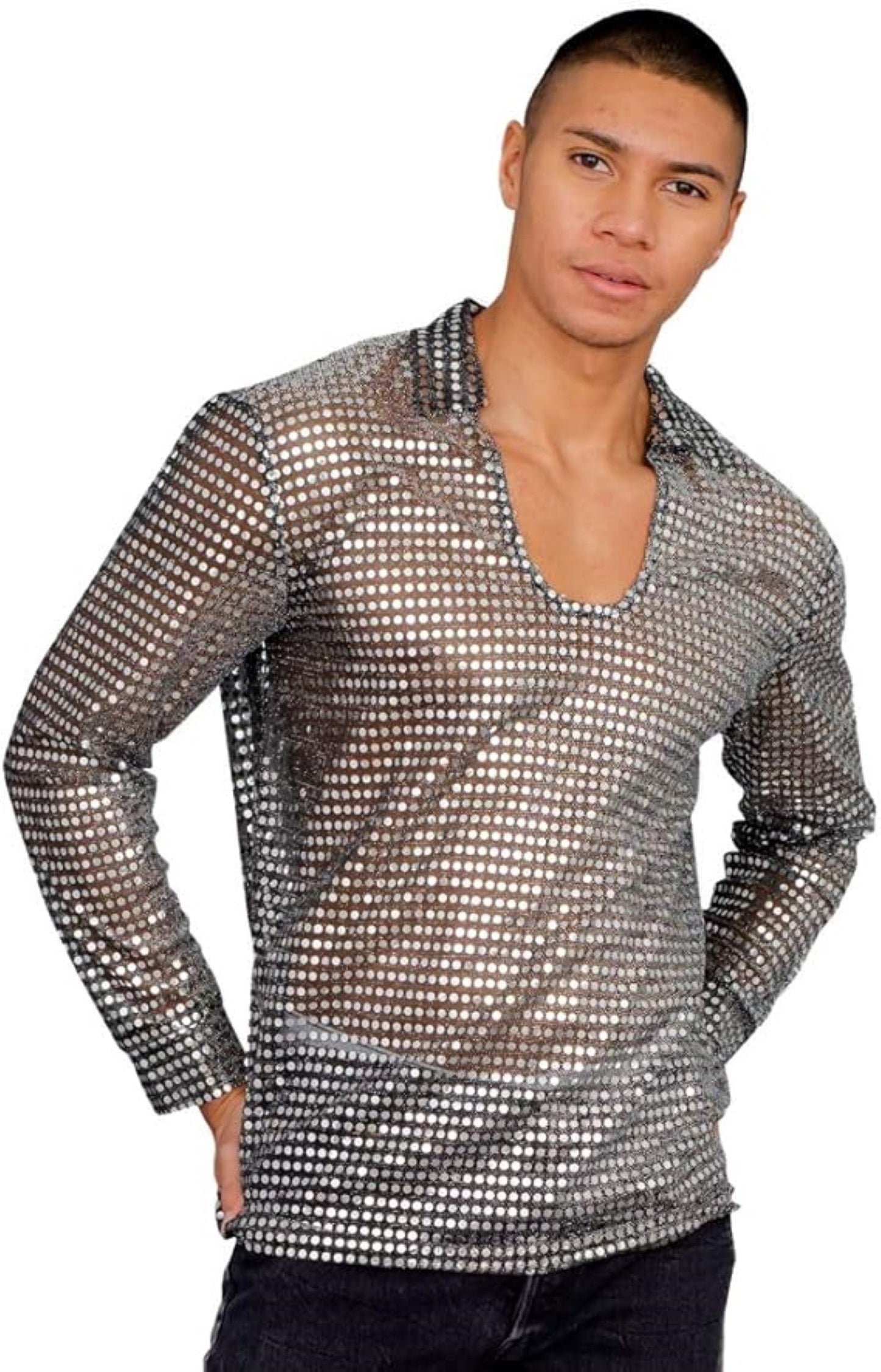 1970s Disco Adult Unisex Halloween Cosplay Costume Shirt