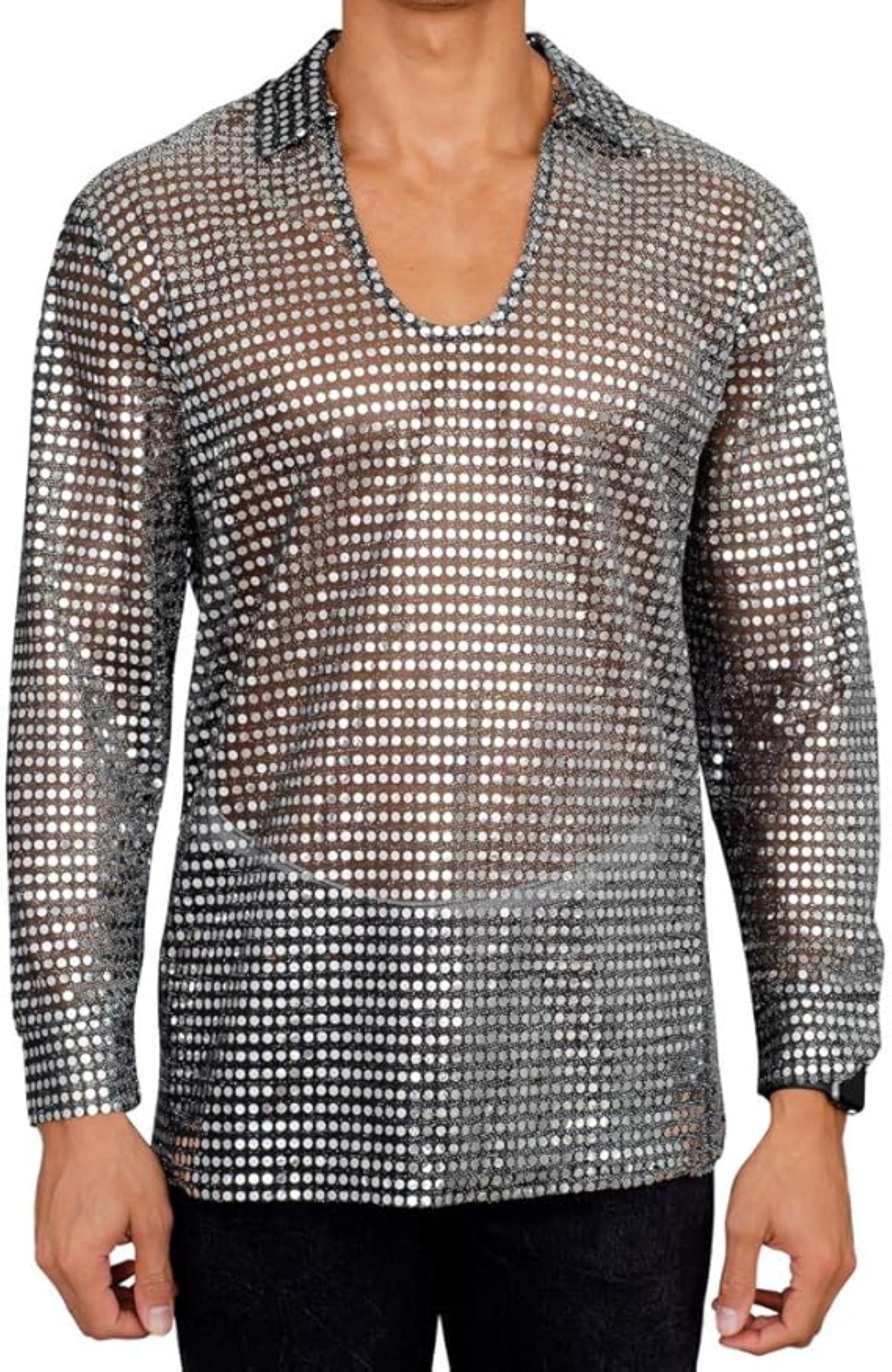 1970s Disco Adult Unisex Halloween Cosplay Costume Shirt