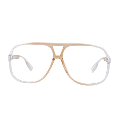 Halloween Costume Cosplay Gold Full Rim Aviator Kip Glasses