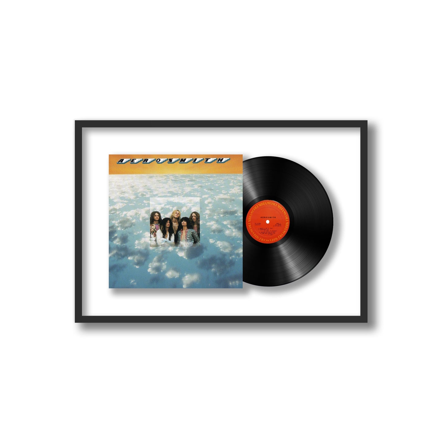 Aerosmith Framed Vinyl Record