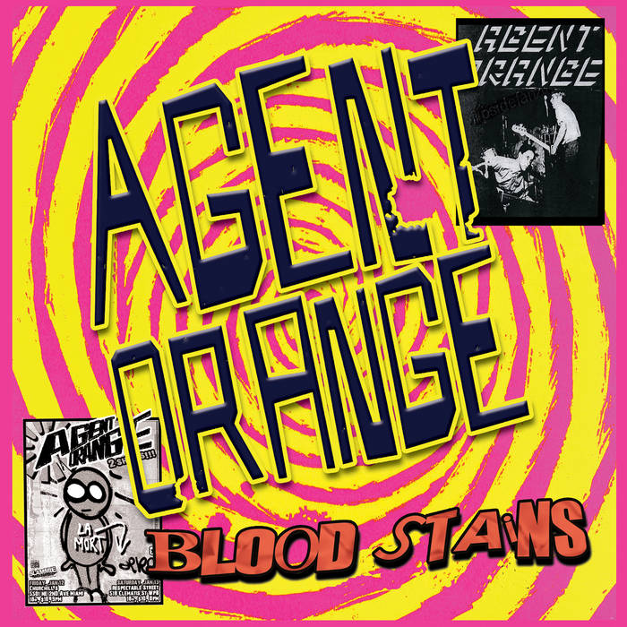 Agent Orange - Bloodstains [Orange/red/black Splatter] Vinyl Record