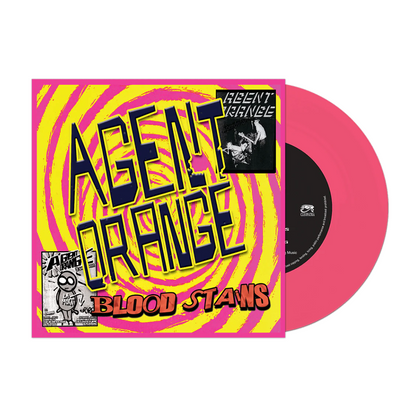 Agent Orange - Bloodstains [Pink 7-inch] Vinyl Record