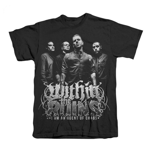 Within The Ruins Agent of Chaos Mens T Shirt