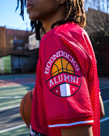 The Boondocks - Air Riley Mesh Knit Red & Black Mens T Shirt