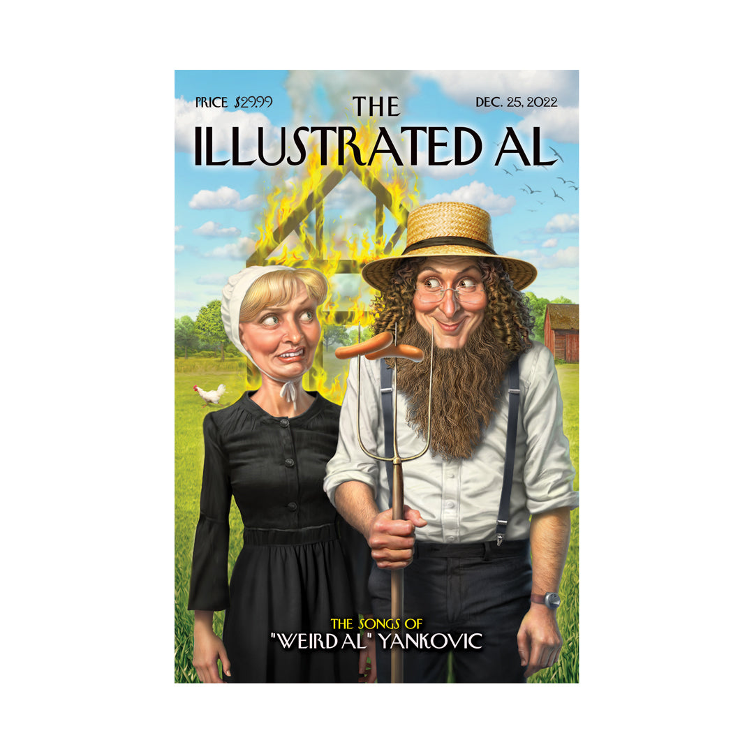 The Illustrated Al: The Songs of “Weird Al” Yankovic - Mark Fredrickson cover exclusive Book