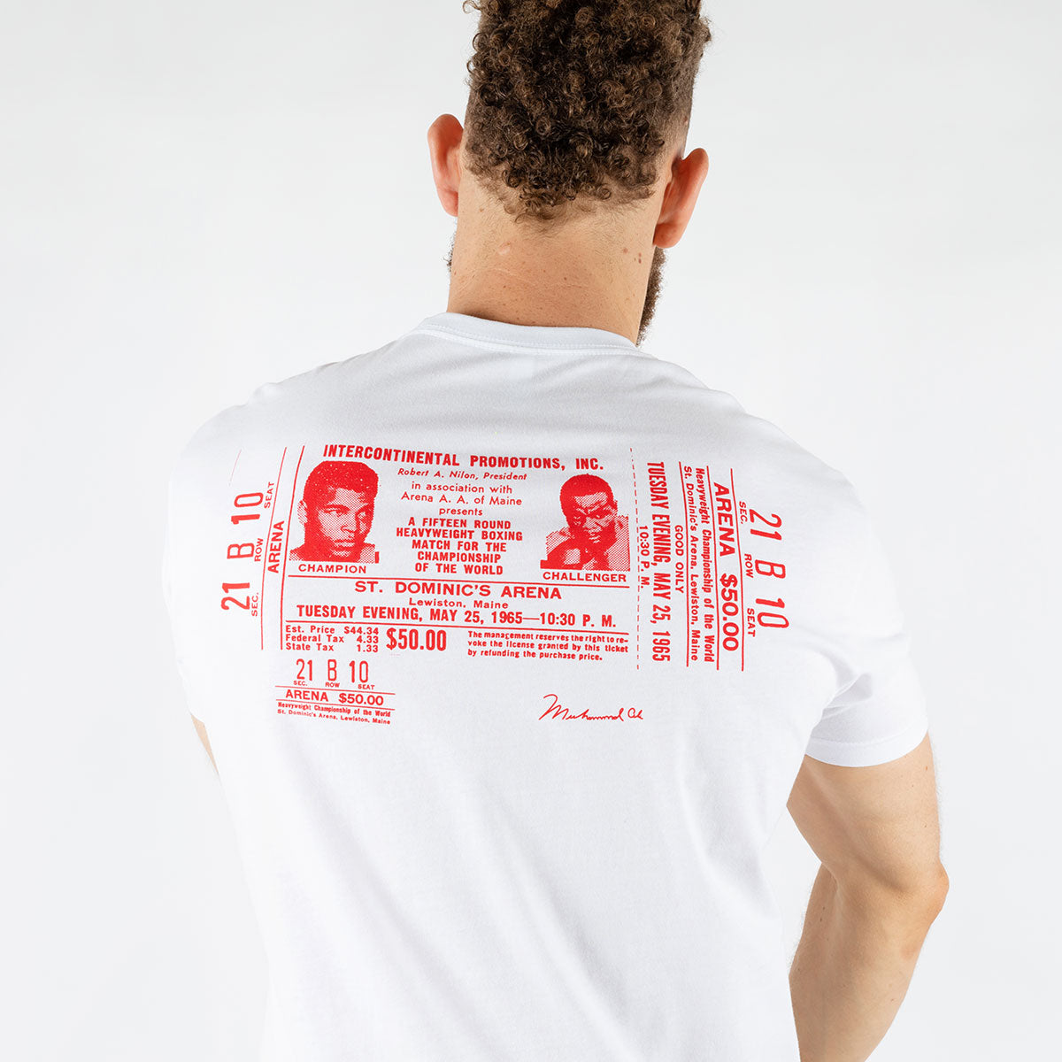 Muhammad Ali Robe 1965 Mens T Shirt