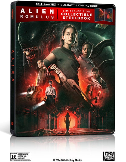 Alien: Romulus - Limited Edition Steelbook (4K Ultra HD + Blu-ray + Digital)
