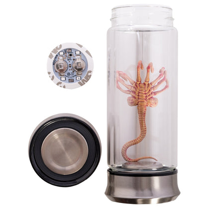 Alien Critter Embryo in Jar Glass Bottle with Display Box 8” Collectible Movie Prop Replica for Halloween Costume
