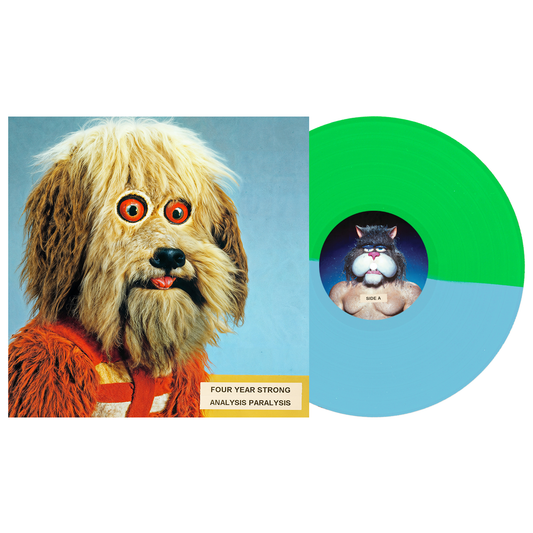 Four Year Strong ‘Analysis Paralysis’ LP (Limited Edition – Only 250 Made, Half Neon Green/Half Baby Blue Vinyl) Vinyl Record