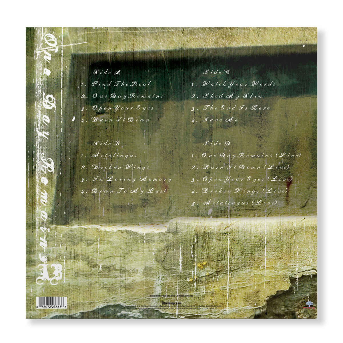 Alter Bridge One Day Remains (2 LP) Vinyl Record