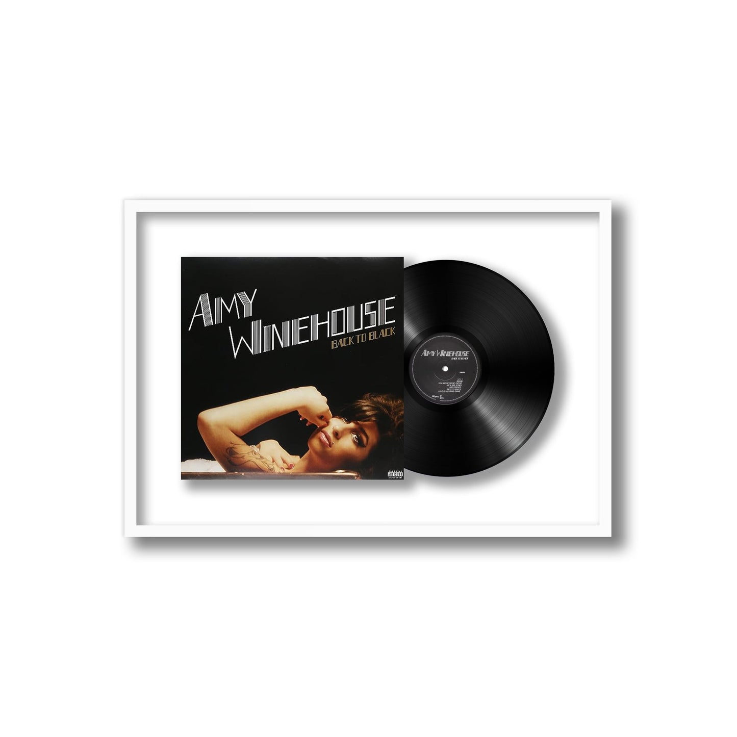 Amy Winehouse Back to Black Framed Vinyl Record