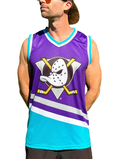 Anaheim Ducks Purple Retro Alternate Hockey Tank