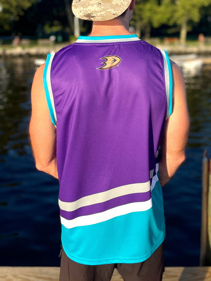 Anaheim Ducks Purple Retro Alternate Hockey Tank