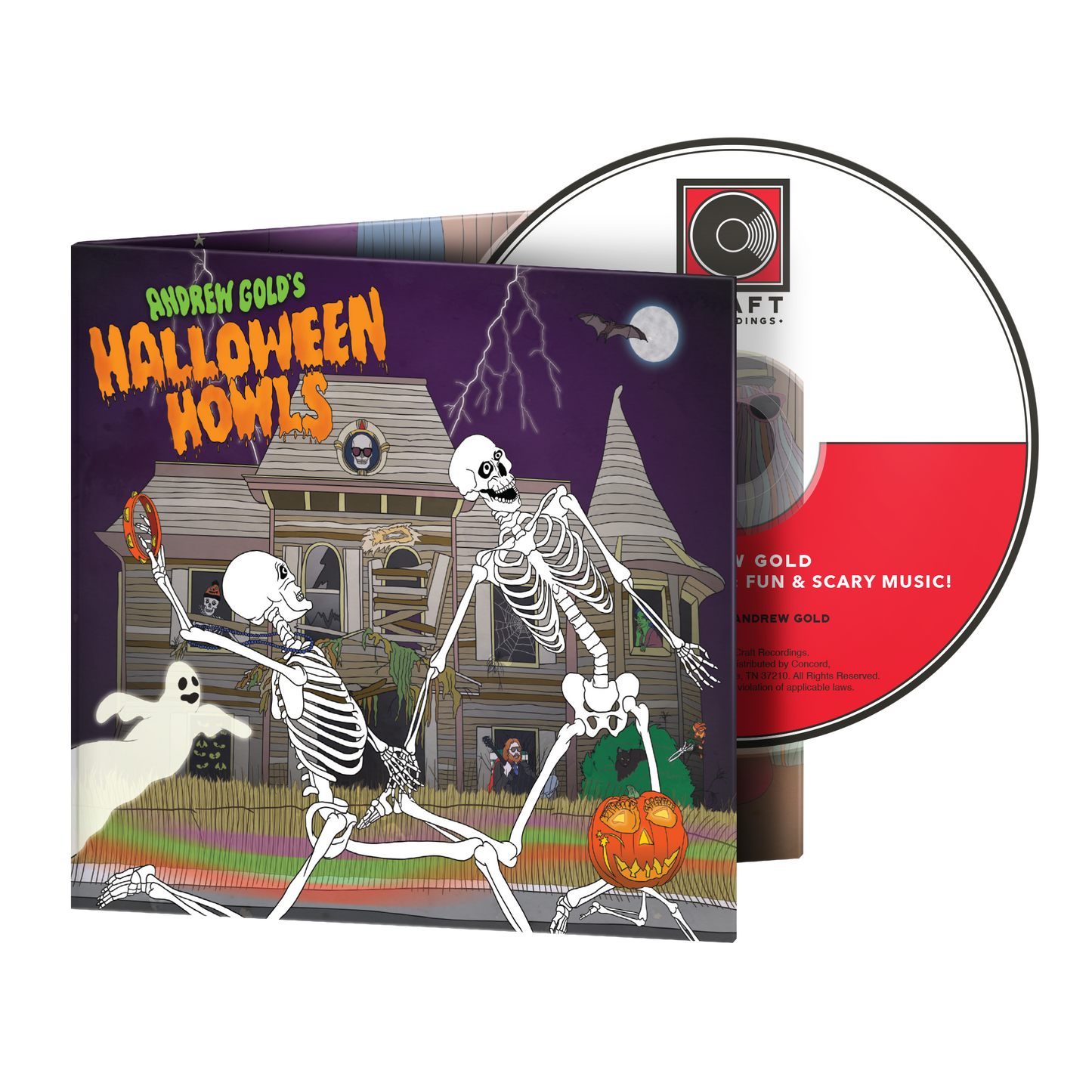 Halloween Howls: Fun & Scary Music Deluxe Music CD
