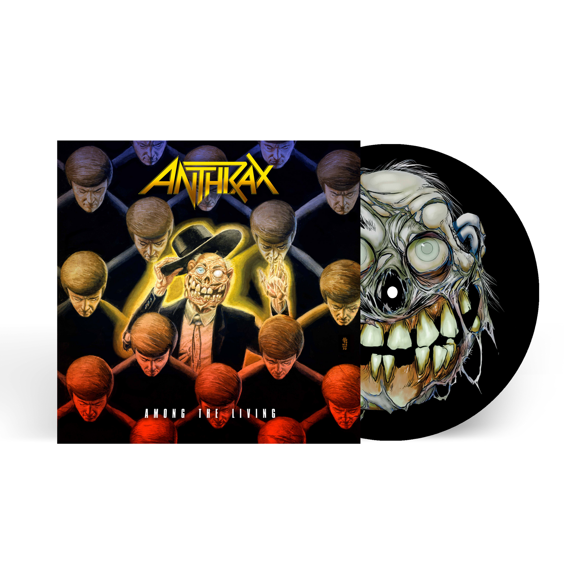 Anthrax Among the Living Vinyl Record Picture Disc LP